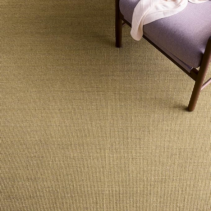 Martha Stewart x SAFAVIEH Area Rug Collection - 3' x 5', Green, Sisal & Jute, Farmhouse Style, Ideal for Living Room, Bedroom, Foyer, Accent Space (MSR9501Y)