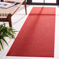 Martha Stewart x SAFAVIEH Area Rug Collection - 2'3" x 8' Runner, Red, Sisal & Jute, Farmhouse Style, Ideal for Living Room, Bedroom, Foyer, Hallway (MSR9501Q)