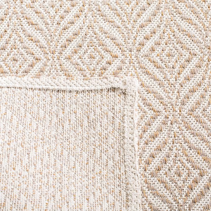 Martha Stewart x SAFAVIEH Area Rug Collection - 6'7" x 9', Charcoal & Grey, Flat Weave Cotton, Ideal for Living Room, Bedroom, Office, Dining Space (MSR403B)