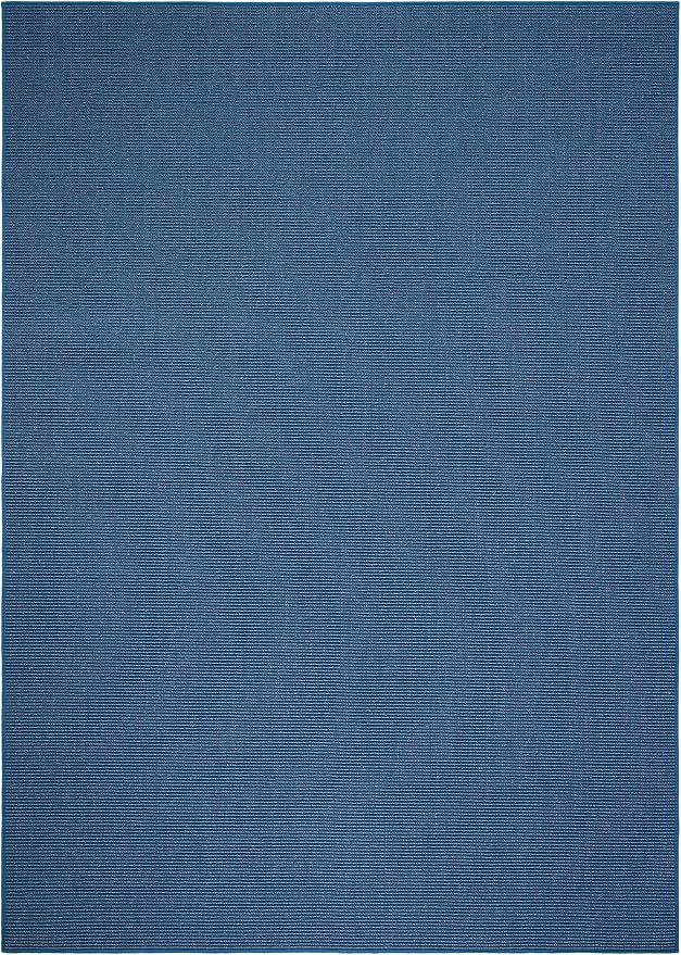 Martha Stewart x SAFAVIEH Area Rug Collection - 4' x 6', Blue, Sisal & Jute, Farmhouse Style, Ideal for Living Room, Foyer, Bedroom, Accent Space (MSR9501M)