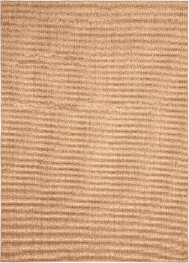 Martha Stewart x SAFAVIEH Area Rug Collection - 5' x 8', Beige, Sisal & Jute, Farmhouse Style, Ideal for Living Room, Bedroom, Office, Dining Space (MSR9501B)