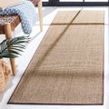 Martha Stewart x SAFAVIEH Area Rug Collection - 2'3" x 10' Runner, Light Brown, Sisal & Jute, Farmhouse Style, Ideal for Living Room, Foyer, Bedroom, Hallway (MSR9501T)