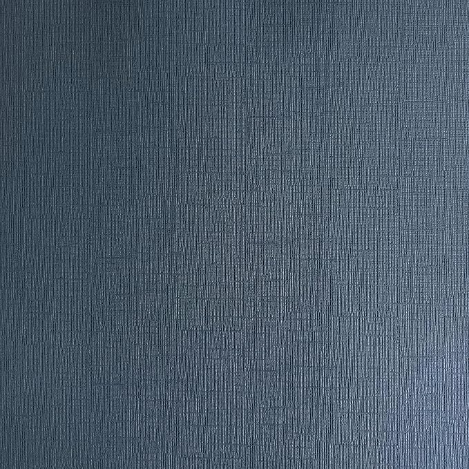 Midnight—12x12 Textured Cardstock | 80lb Textured Blue Scrapbook Paper | Premium Cardstock for Cricut Cutting | 25 Sheets