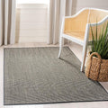 Martha Stewart x SAFAVIEH Area Rug Collection - 3' x 5', Charcoal, Sisal & Jute, Farmhouse Style, Ideal for Living Room, Bedroom, Foyer, Accent Space (MSR9501F)