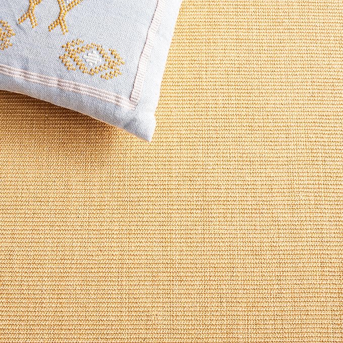 Martha Stewart SAFAVIEH x Collection Area Rug - 2'3" x 8' Runner, Natural & Grey, Sisal & Jute, Ideal for Living Room, Hallway, Foyer, Entryway, Bedroom (MSR9501G)