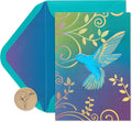 Papyrus Blank Cards with Envelopes, Hummingbird (12-Count)