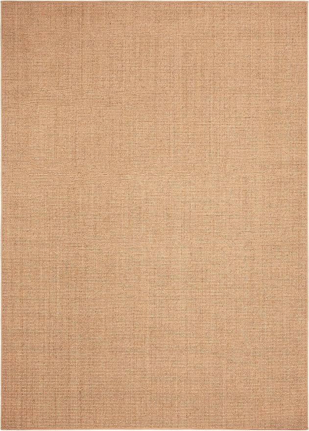 Martha Stewart x SAFAVIEH Area Rug Collection - 4' x 6', Beige, Sisal & Jute, Farmhouse Style, Ideal for Living Room, Foyer, Bedroom, Accent Space (MSR9501B)