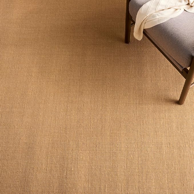 Martha Stewart SAFAVIEH x Collection Area Rug - 2'3" x 8' Runner, Natural & Navy, Sisal & Jute, Ideal for Living Room, Hallway, Foyer, Entryway, Bedroom (MSR9501D)