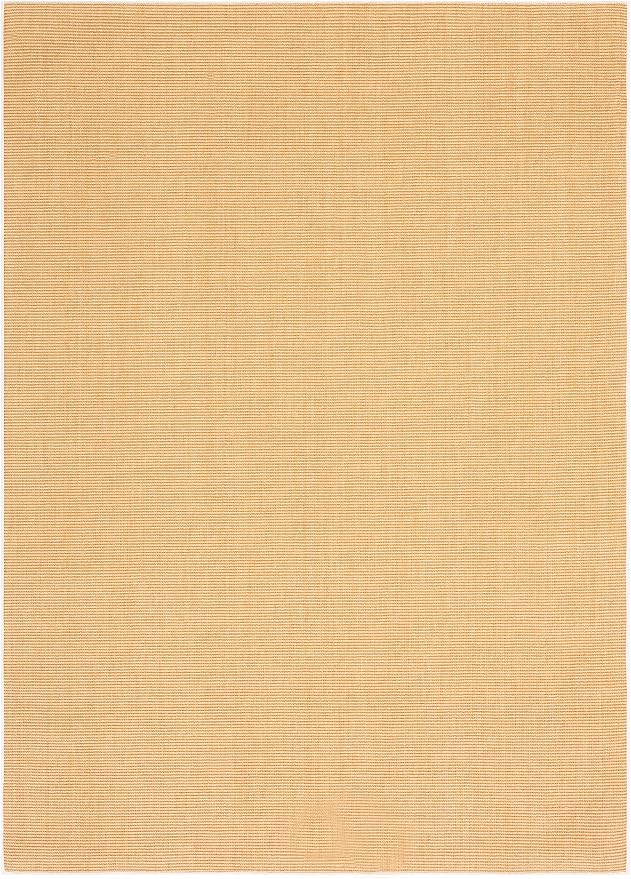Martha Stewart x SAFAVIEH Area Rug Collection - 5' x 7', Natural & White, Sisal & Jute, Farmhouse Style, Ideal for Living Room, Bedroom, Office, Dining Space (MSR9501H)