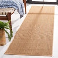 Martha Stewart x SAFAVIEH Area Rug Collection - 2'3" x 12' Runner, Beige, Sisal & Jute, Farmhouse Style, Ideal for Living Room, Foyer, Bedroom, Hallway (MSR9501B)