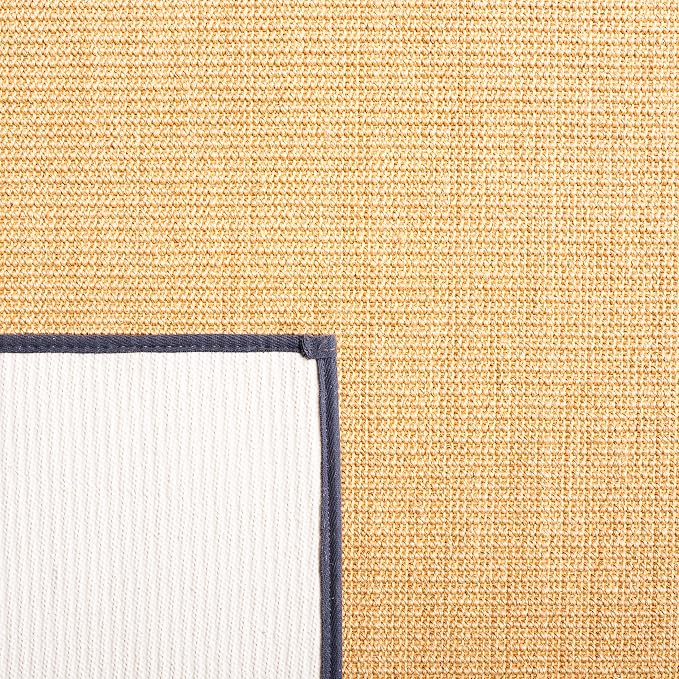 Martha Stewart SAFAVIEH x Collection Area Rug - 2'3" x 8' Runner, Natural & Grey, Sisal & Jute, Ideal for Living Room, Hallway, Foyer, Entryway, Bedroom (MSR9501G)