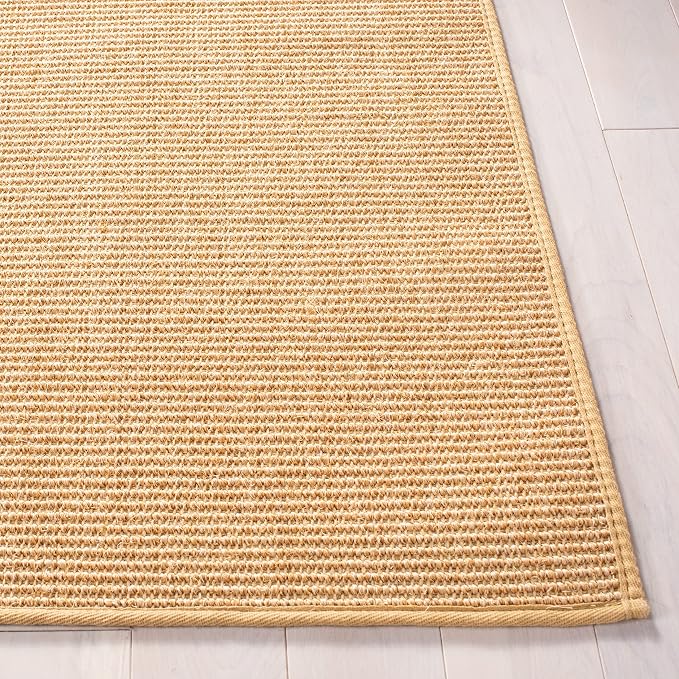 Martha Stewart x SAFAVIEH Area Rug Collection - 2'3" x 10' Runner, Natural Brown, Sisal & Jute, Farmhouse Style, Ideal for Living Room, Foyer, Bedroom, Hallway (MSR9501A)