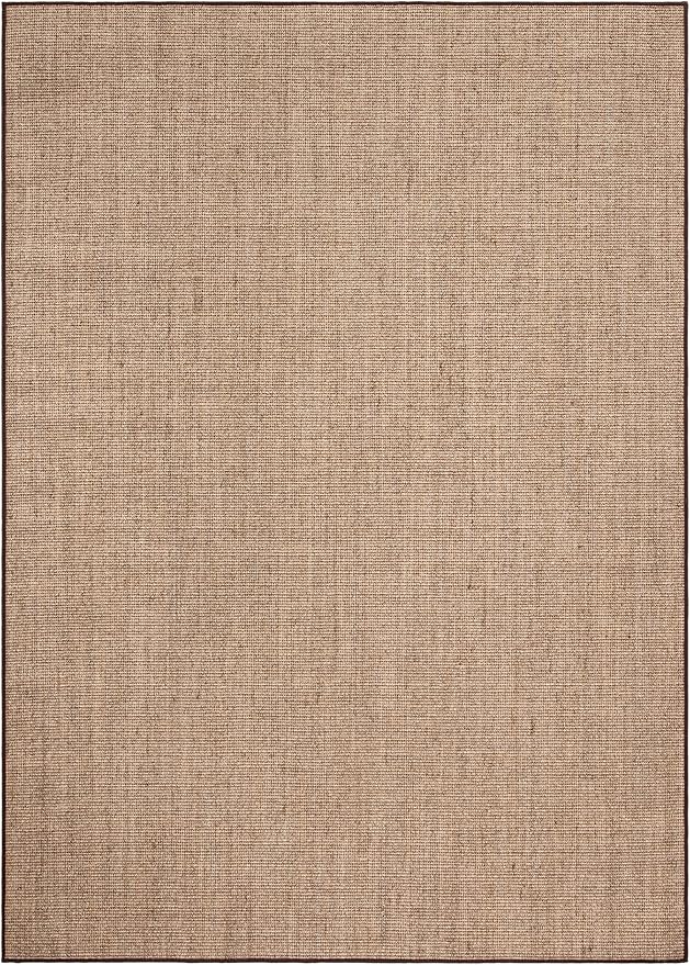 Martha Stewart x SAFAVIEH Area Rug Collection - 4' x 6', Light Brown, Sisal & Jute, Farmhouse Style, Ideal for Living Room, Foyer, Bedroom, Accent Space (MSR9501T)