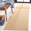 Martha Stewart x SAFAVIEH Area Rug Collection - 2'3" x 8' Runner, Natural Brown, Sisal & Jute, Farmhouse Style, Ideal for Living Room, Bedroom, Foyer, Hallway (MSR9501A)