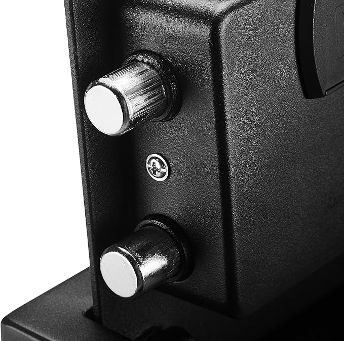 Amazon Basics Small Slim Desk Drawer Security Safe with Programmable Electronic Keypad, Secure Quick Access, 0.1 Cubic Feet, Black, 11.8"W x 8.6"D x 4.4"H