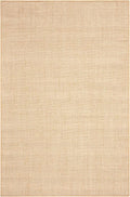 Martha Stewart x SAFAVIEH Area Rug Collection - 2'4" x 4', Beige & Ivory, Sisal & Jute, Farmhouse Style, Ideal for Living Room, Bedroom, Office, Accent Space (MSR9501C)