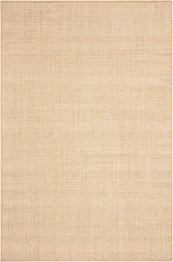 Martha Stewart x SAFAVIEH Area Rug Collection - 6' x 9', Beige & Ivory, Sisal & Jute, Farmhouse Style, Ideal for Living Room, Bedroom, Office, Dining Space (MSR9501C)