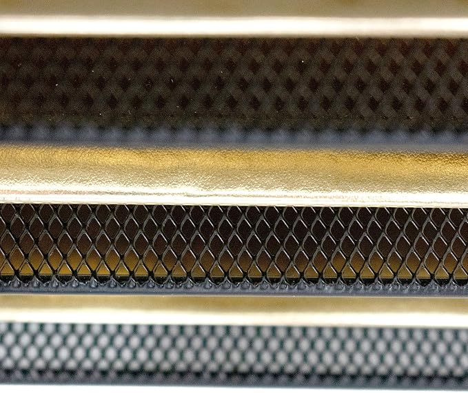 BLU MONACO 4-Tier Stackable Paper Tray for Desk Organization | Black Metal Mesh Letter File Holder | Tiered Desk Organizer for Office Workspace Document Storage 14.8 x 13 x 10.9 in