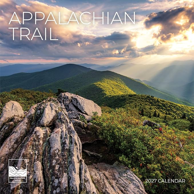 Appalachian Trail 2027 Wall Calendar, 12 x 24 Hanging Pacific Waters Press