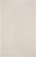 Martha Stewart x SAFAVIEH Area Rug Collection - 6'7" x 9', Charcoal & Grey, Flat Weave Cotton, Ideal for Living Room, Bedroom, Office, Dining Space (MSR403B)